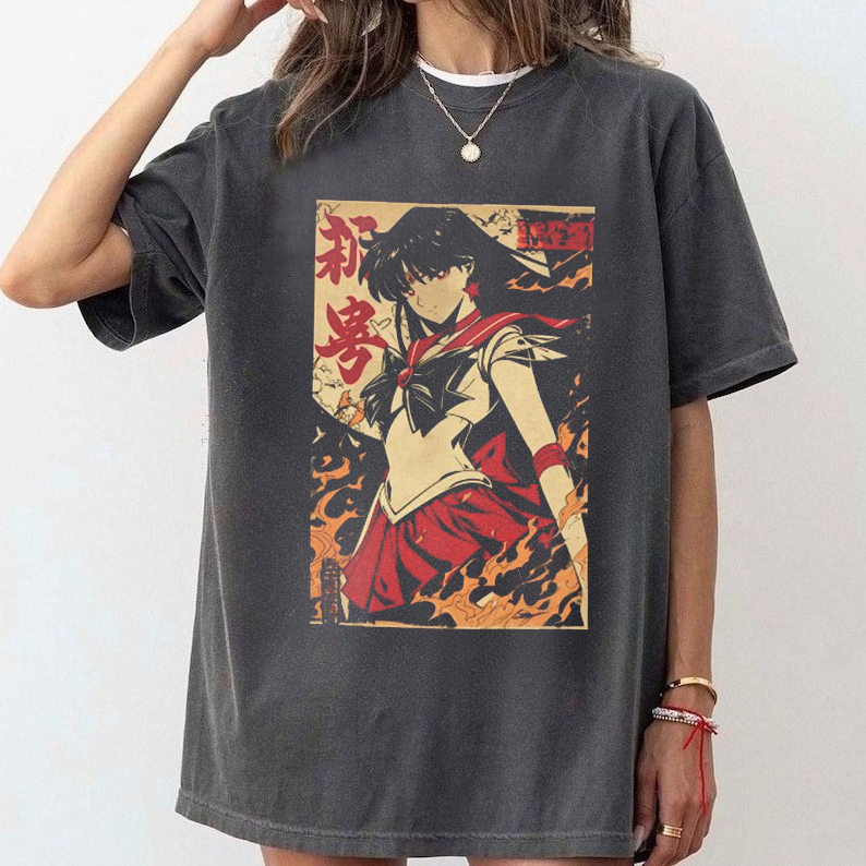 Streetwear Brand T Shirt - Sailor Moon Retro 90er Anime Grafik