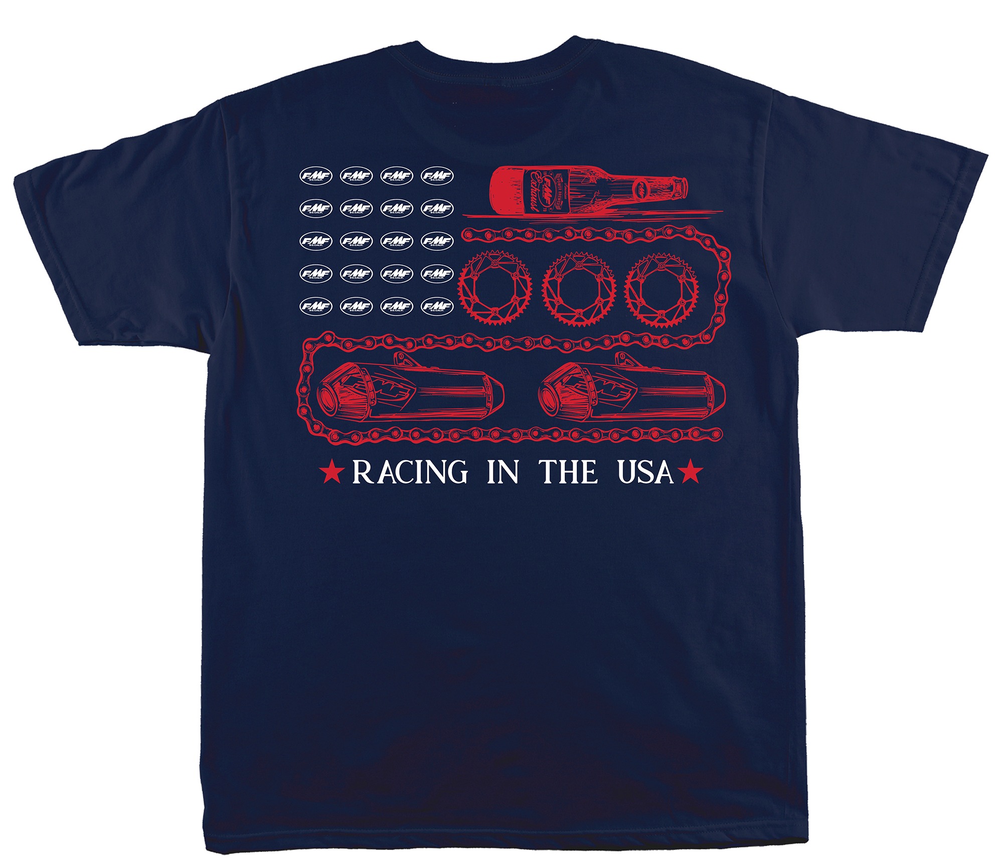 Top Streetwear Brand Usa - Klassisches RACING IN THE USA FMF
