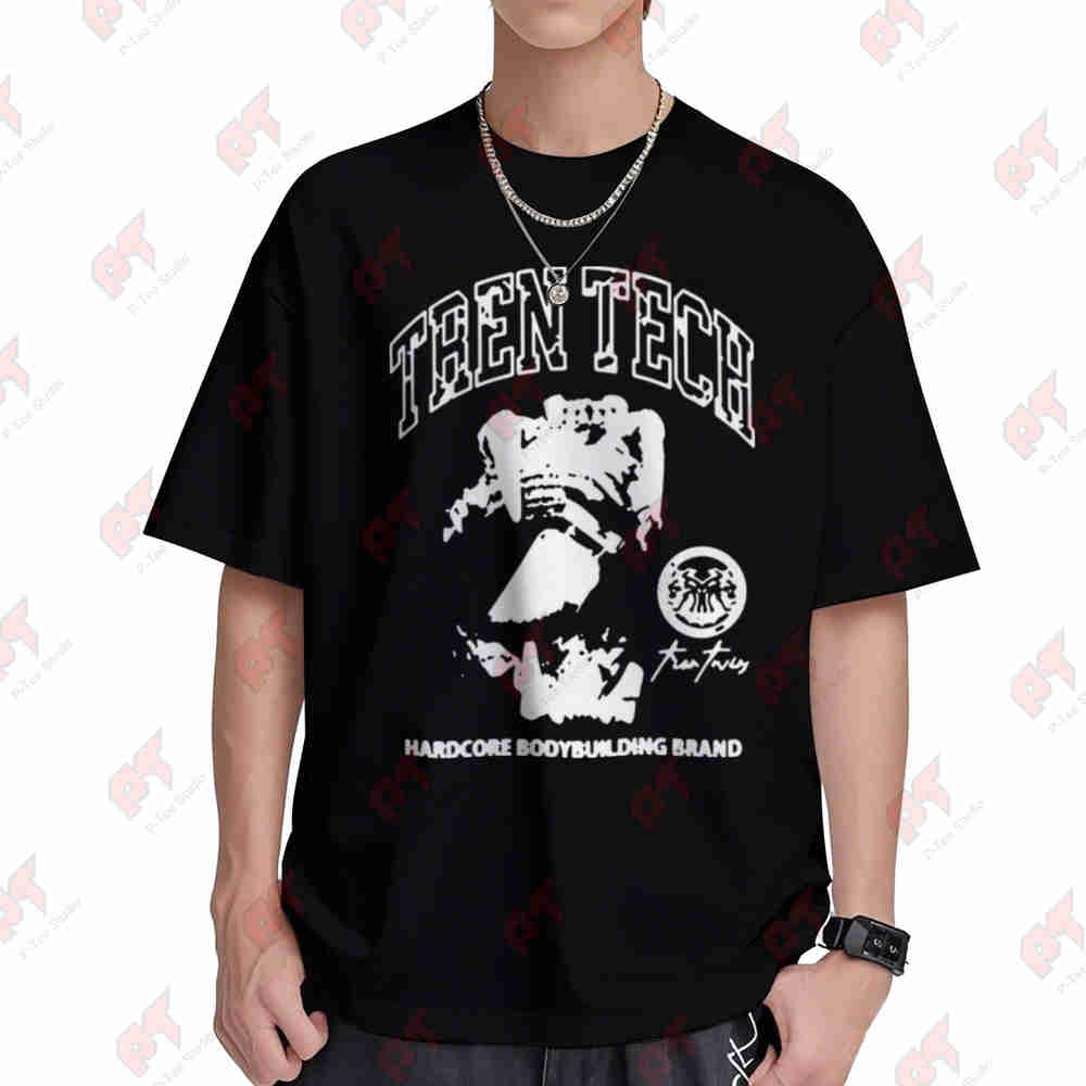 Streetwear Brand T Shirt - Tren Tech Heavycore Bodybuilding Hardcore Brand