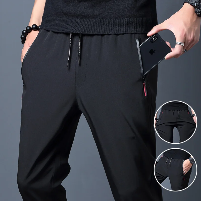 Streetwear Brand Pants - Männer Casual Hosen Gerade Slim Fit