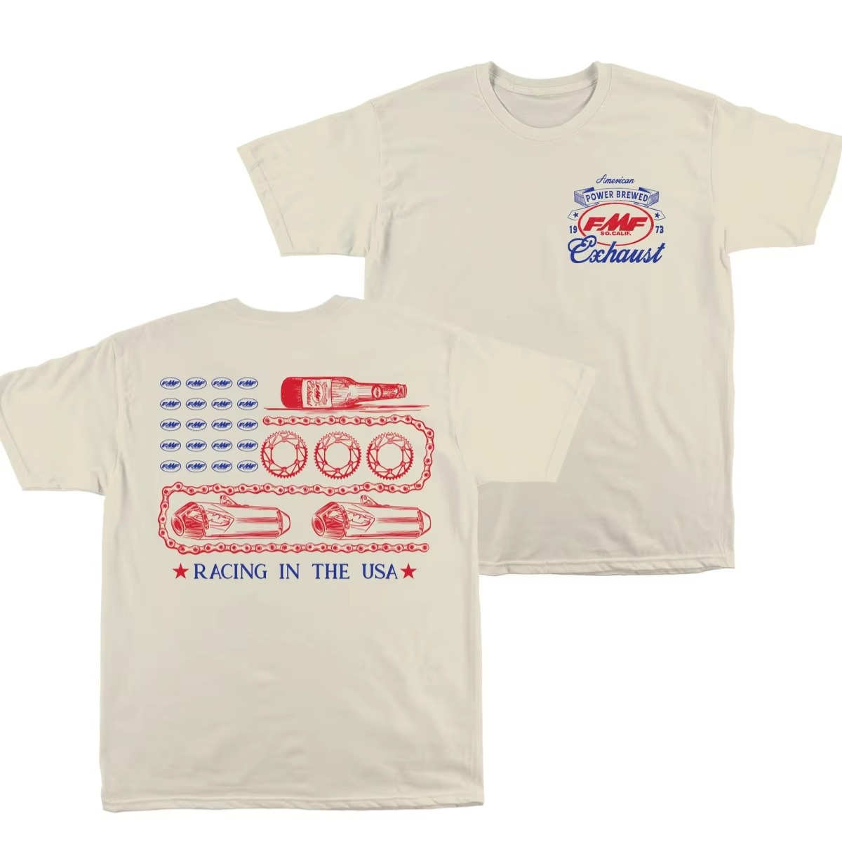 Top Streetwear Brand Usa - FMF American Power Racing USA Vintage