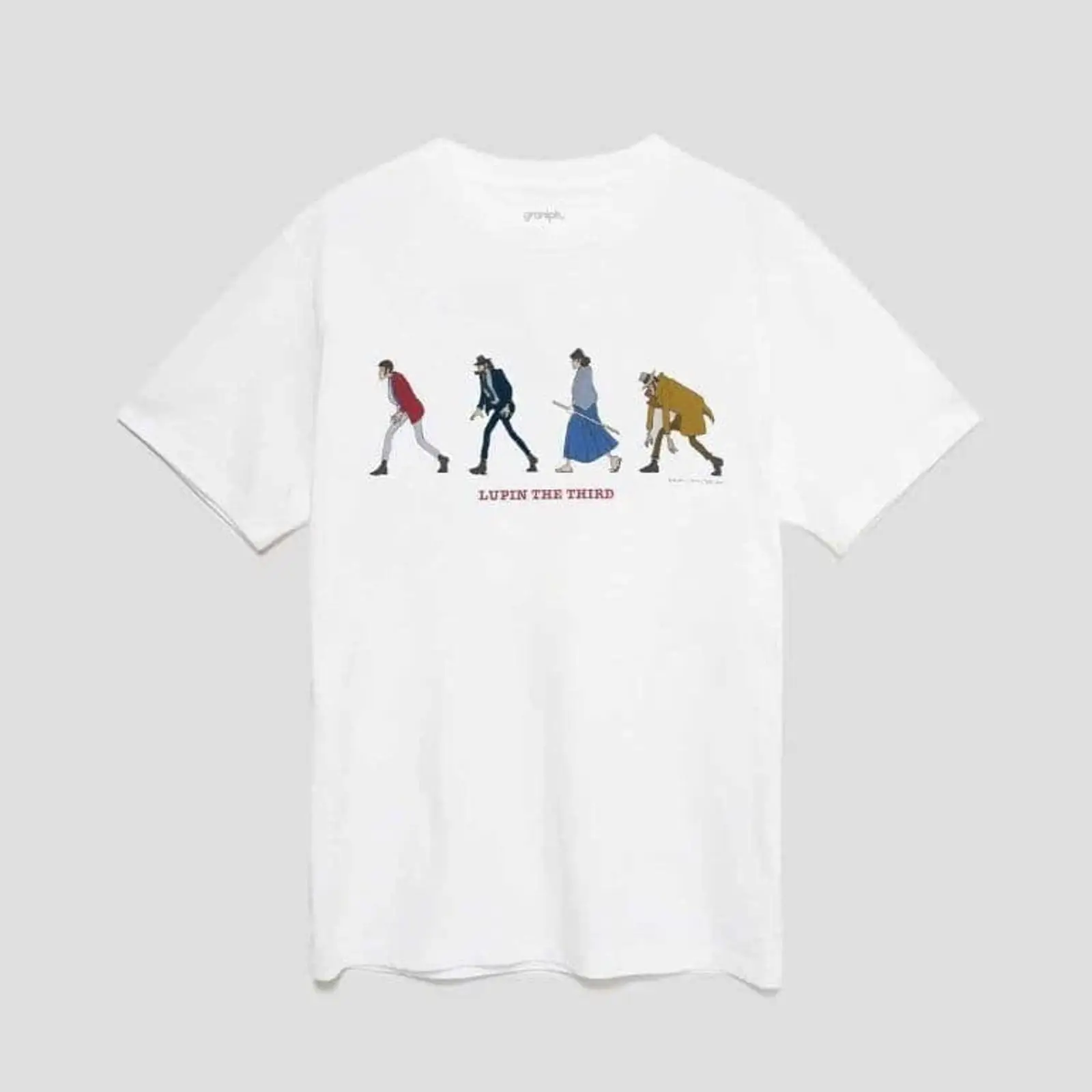 Streetwear Brand Vintage - Graniph Lupin III T-Shirt Größe L