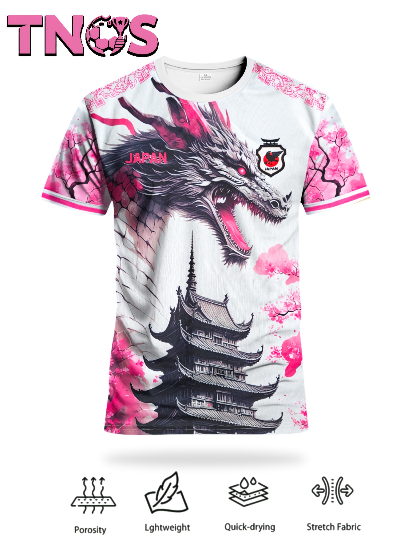 Streetwear Brand In Japan - TNOS Sport Brand Japan Fußballtrikot, Dragon