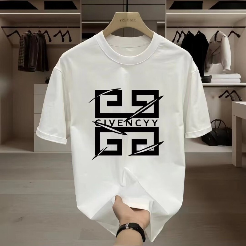 Streetwear Brand Top - 2026 Herren GIVENCY Markenlogo-Print T-Shirt aus