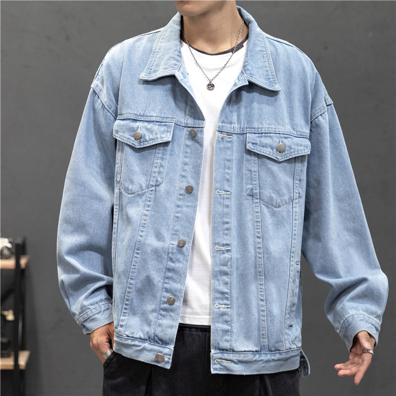 Neue Denim Jacke Männer Vintag – Streetwear Brand Pants Bewertung und Preis
