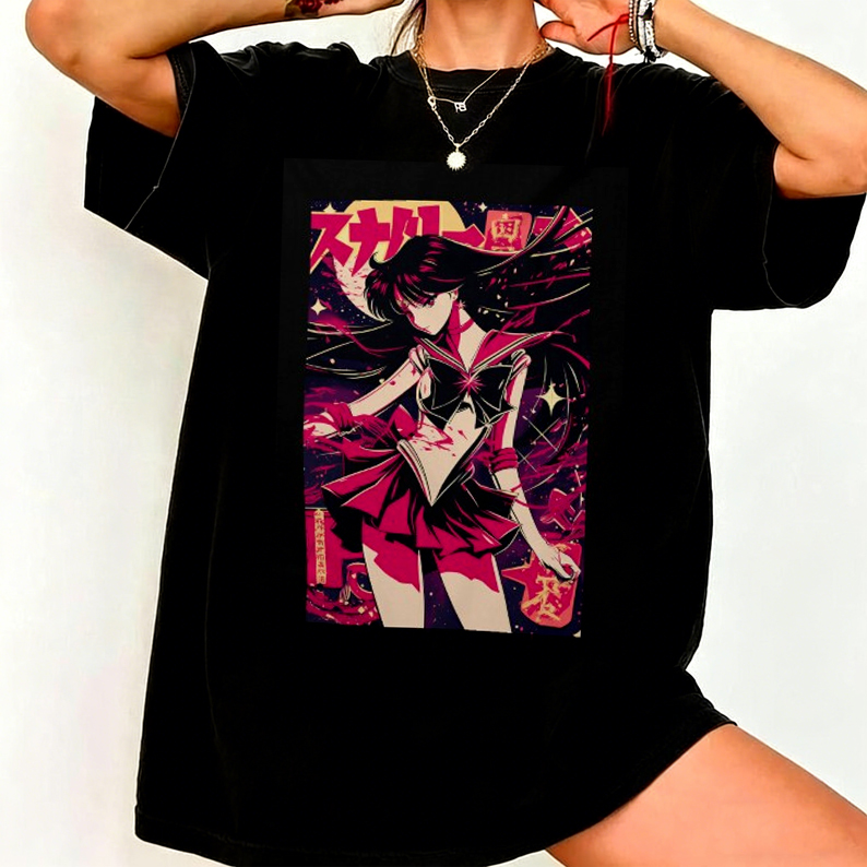 Sailor Moon Retro 90er Anime G – Streetwear Brand T Shirt Bewertung und Preis