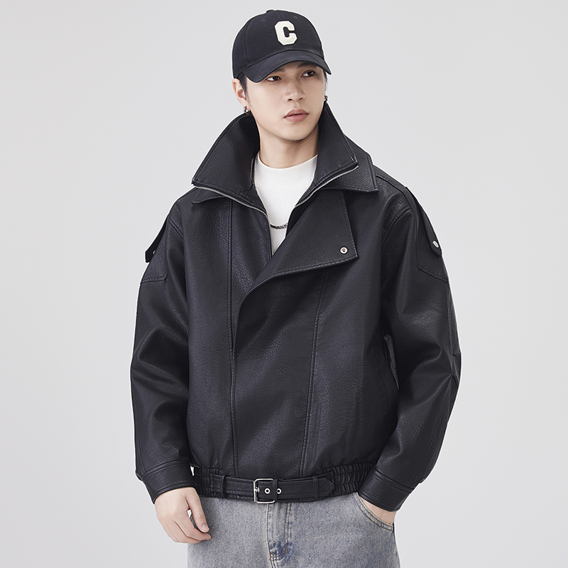 Herbst Winter Leder Jacke Männ – Streetwear Brand Vintage Bewertung und Preis