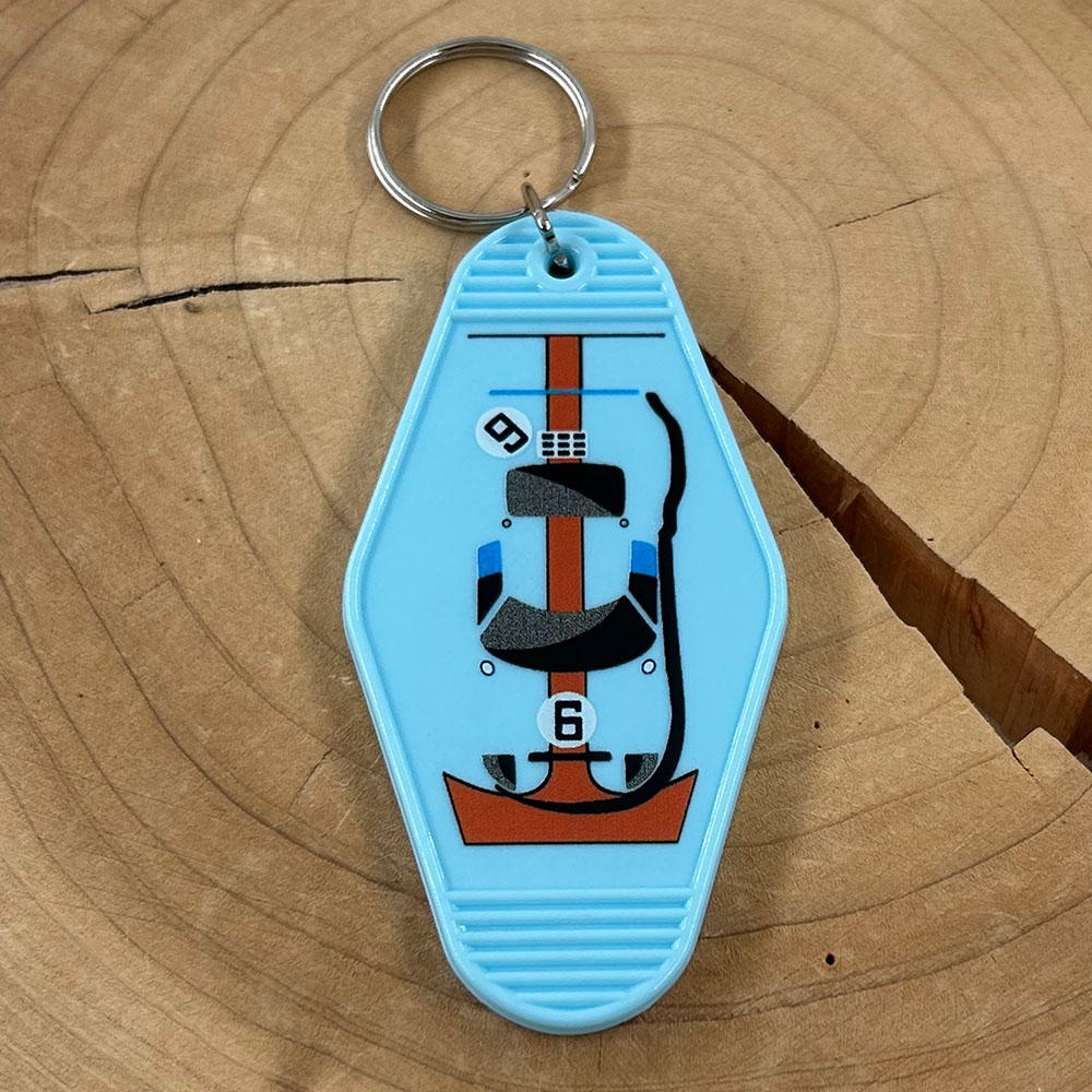 Gulf GT40 Livery Schlüsselanhä – Streetwear Brand Accessories Bewertung und Preis