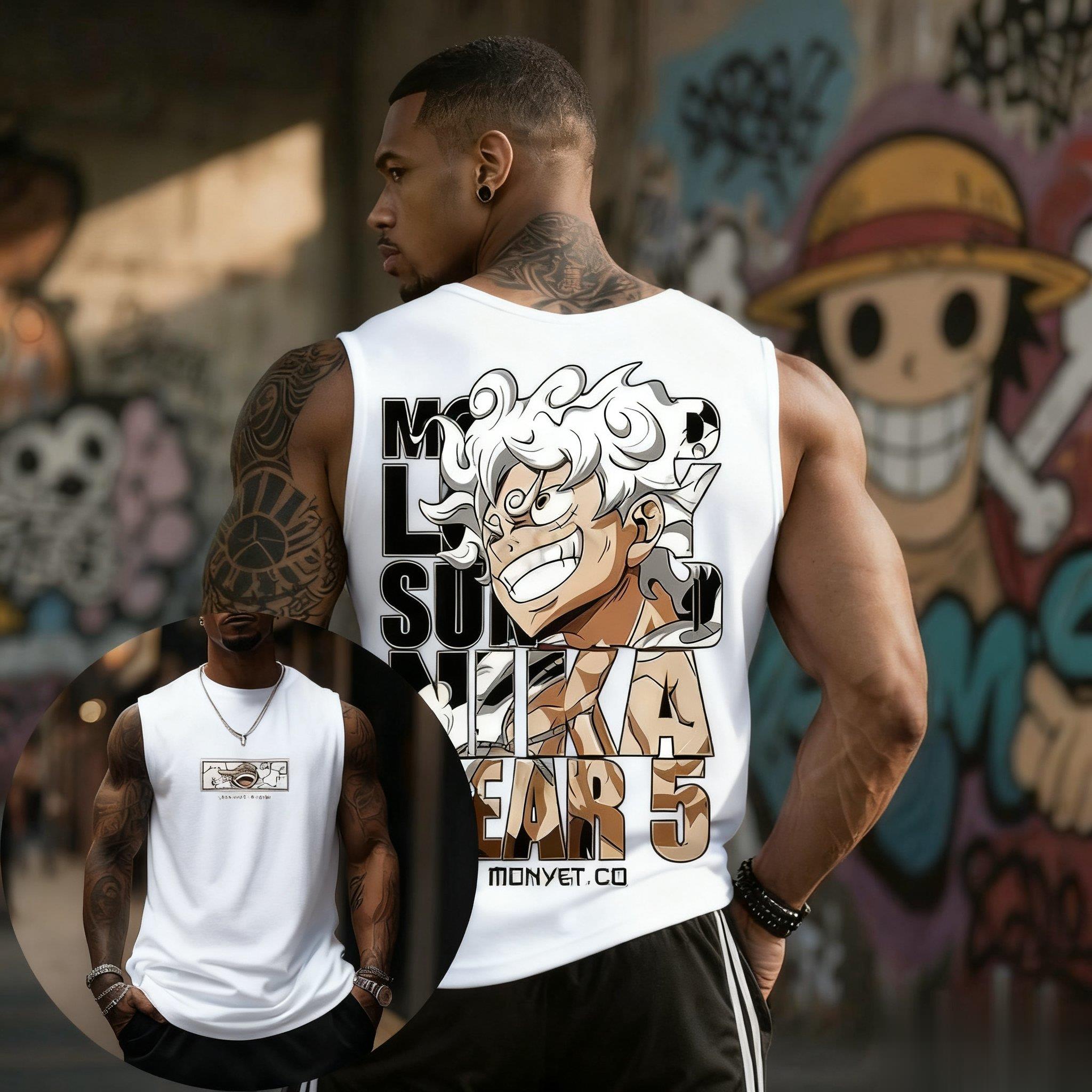 One Piece Ruffy Gear 5 Tank To – Streetwear Brand In Japan Bewertung und Preis