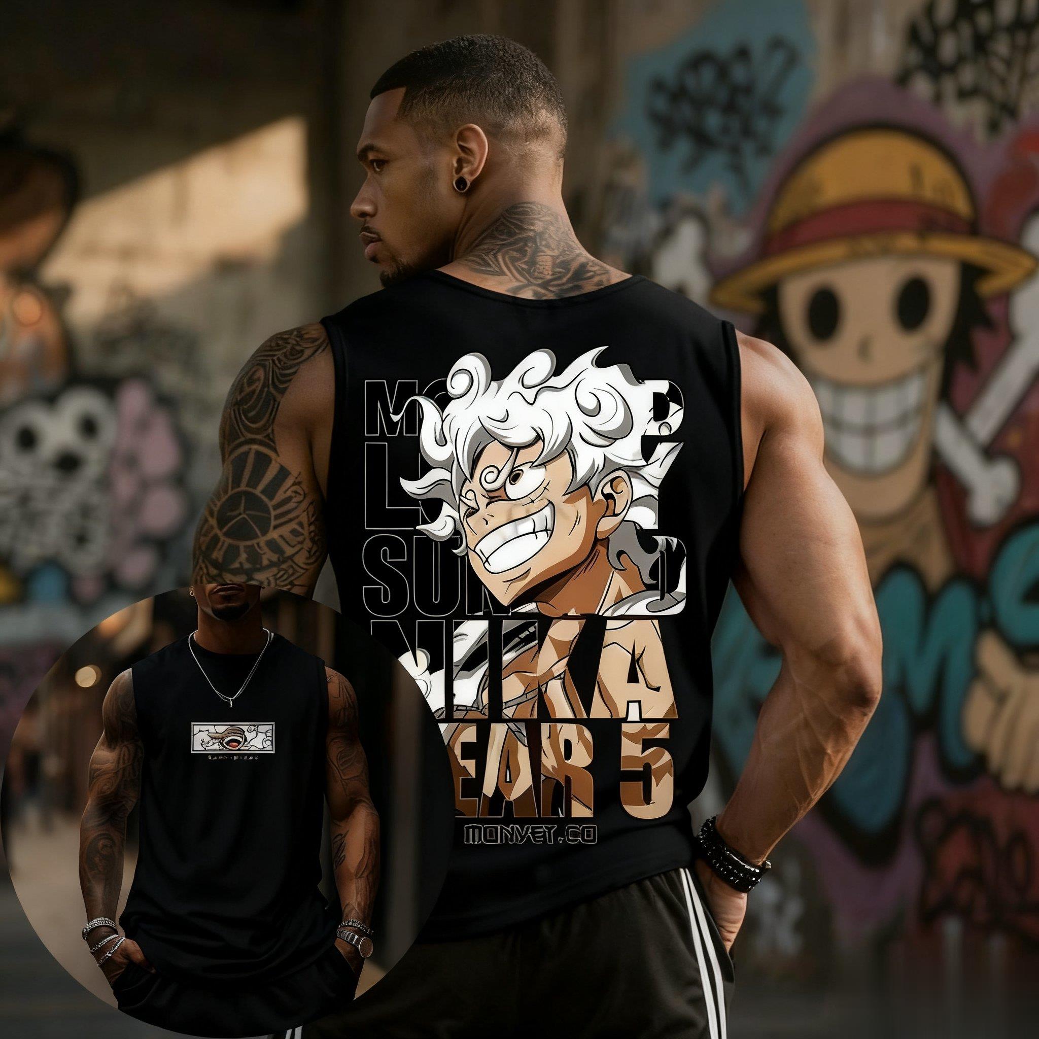 One Piece Ruffy Gear 5 Tank To – Streetwear Brand In Japan Bewertung und Preis