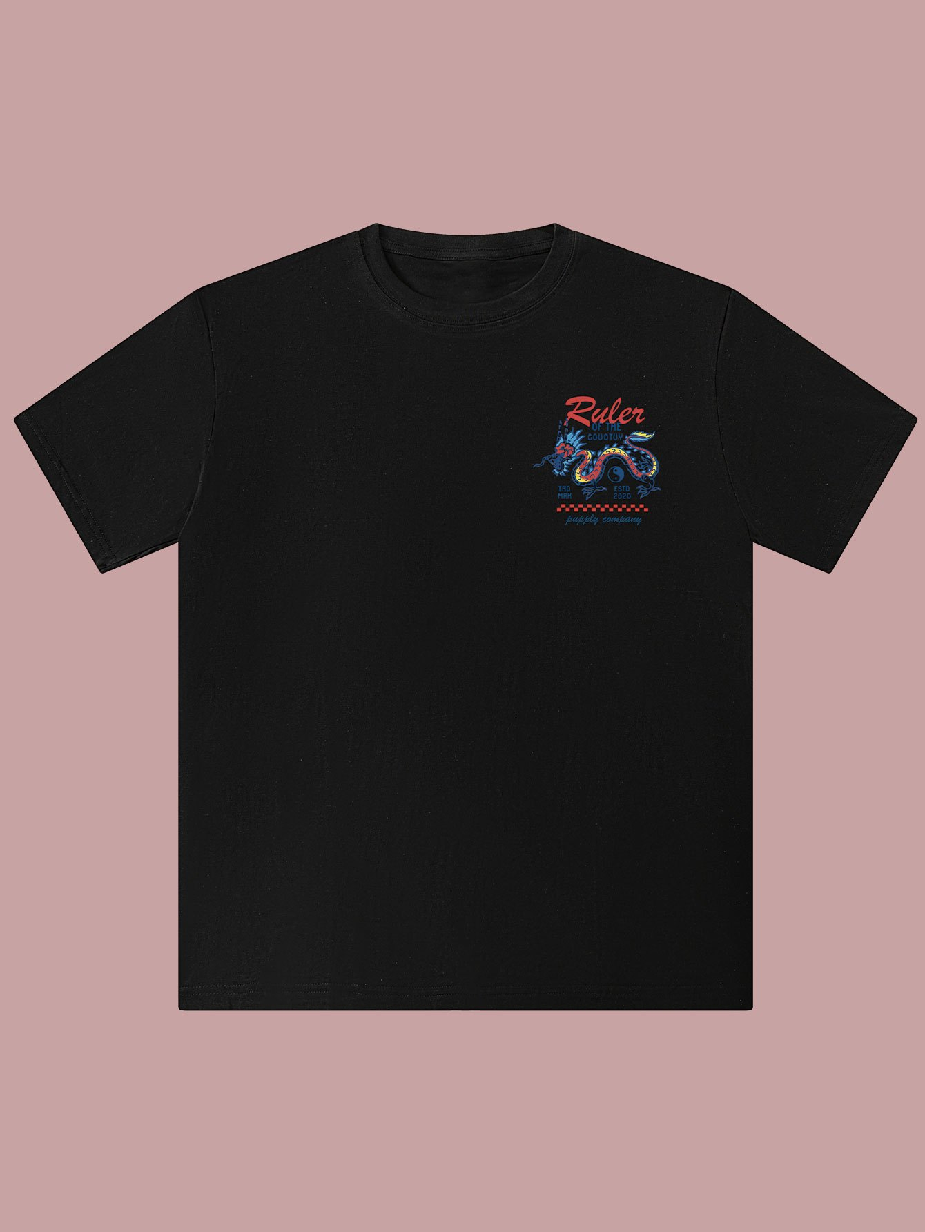 Tai Chi Drachenkönig-Print Tre – Streetwear Brand Top Bewertung und Preis