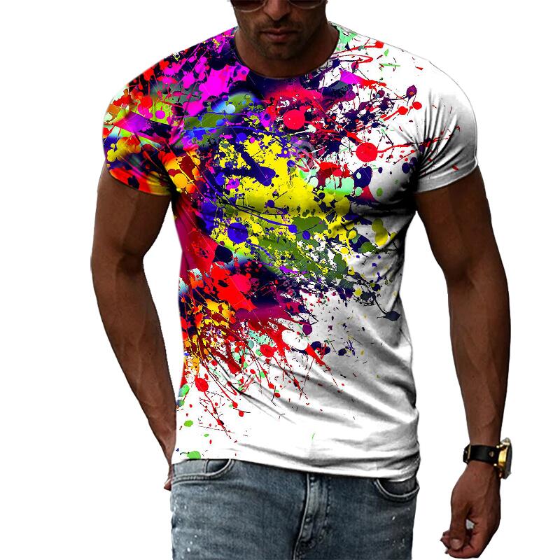 Herren Sommer Mode 3D-Druck Gr – Streetwear Brand T Shirt Bewertung und Preis