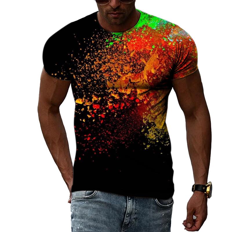 Herren Sommer Mode 3D-Druck Gr – Streetwear Brand T Shirt Bewertung und Preis