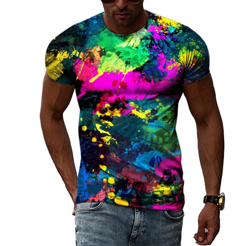 Herren Sommer Mode 3D-Druck Gr – Streetwear Brand T Shirt Bewertung und Preis